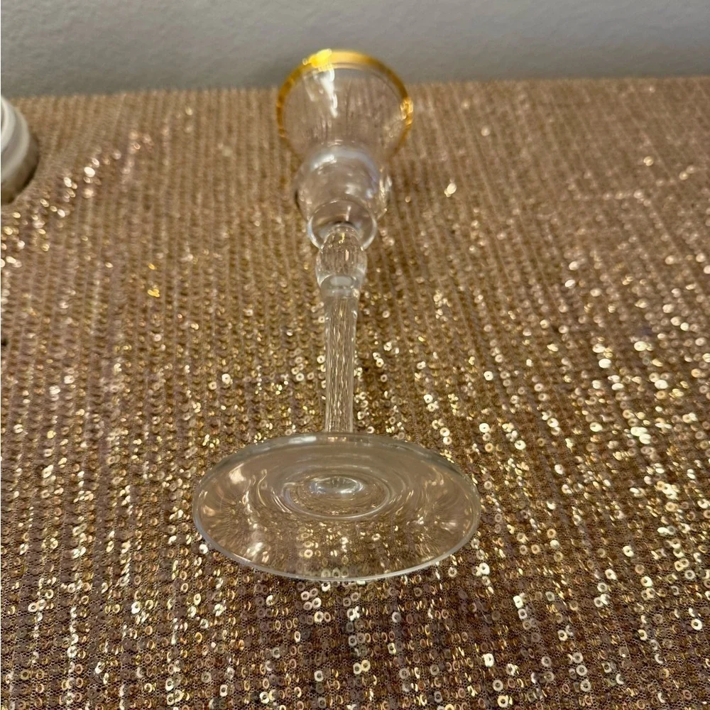 🌸Elegant Mikasa Candle Holder with Gold Rim🤎